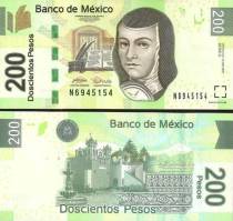 *200 Pesos Mexiko 2007-15, P125 UNC - Kliknutím na obrázok zatvorte -